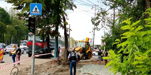 Lucrări Bulevardul Alexandru Lăpușneanu FOTO Garda de Mediu jpg