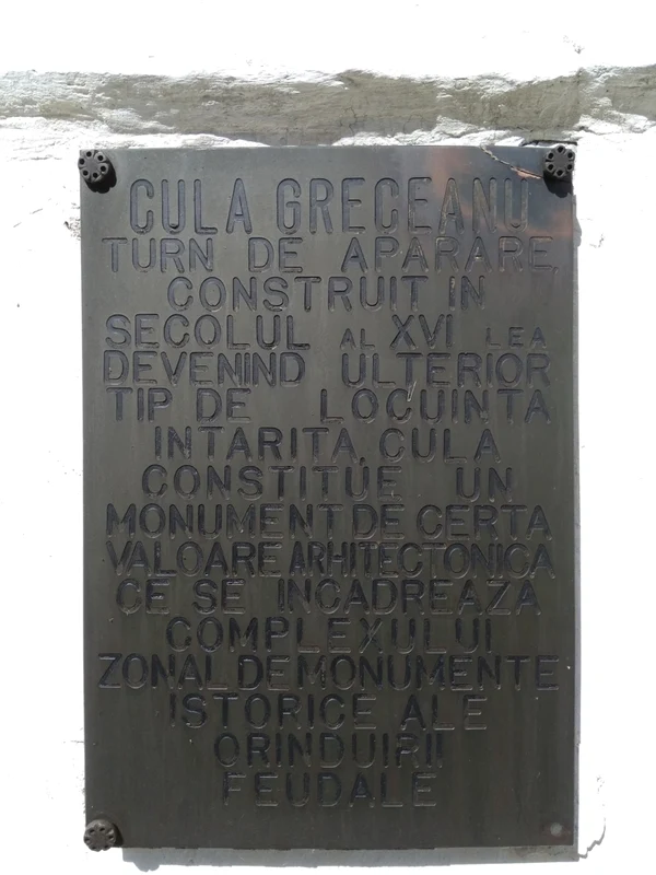 Cula Greceanu - cea mai veche culă din România - în Măldăreşti - Vâlcea Foto Adevărul - credit Florentin Duman