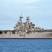 USS Tripoli (LHA 7) underway in the Caribbean Sea on 3 August 2020 (200730 N CD453 1035) JPG