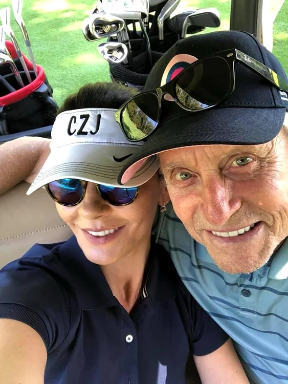 Michael Douglas și Catherine Zeta Jones, Foto Instagram jpg