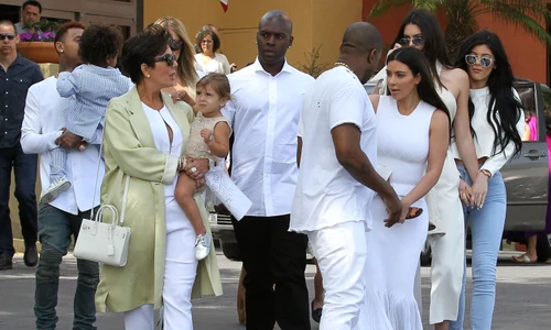 Kanye, Kim, North & Family Attend Church On Easter Sunday jpeg