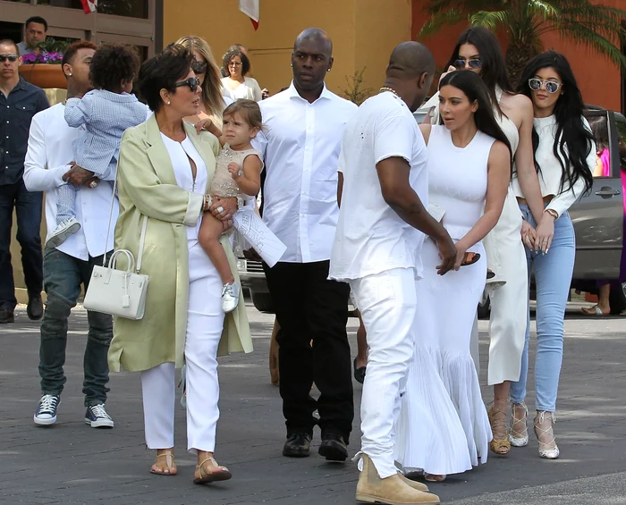 Kanye, Kim, North & Family Attend Church On Easter Sunday jpeg