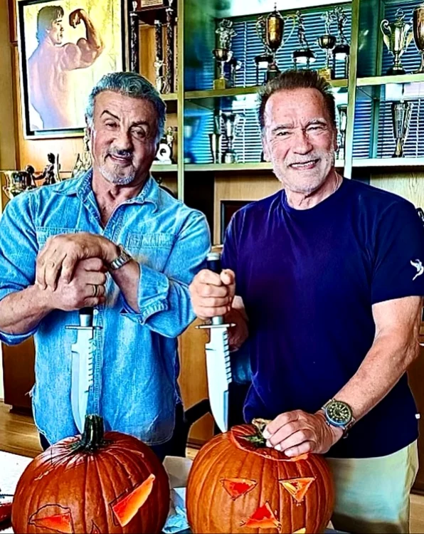 Stallone și Arnold PNG