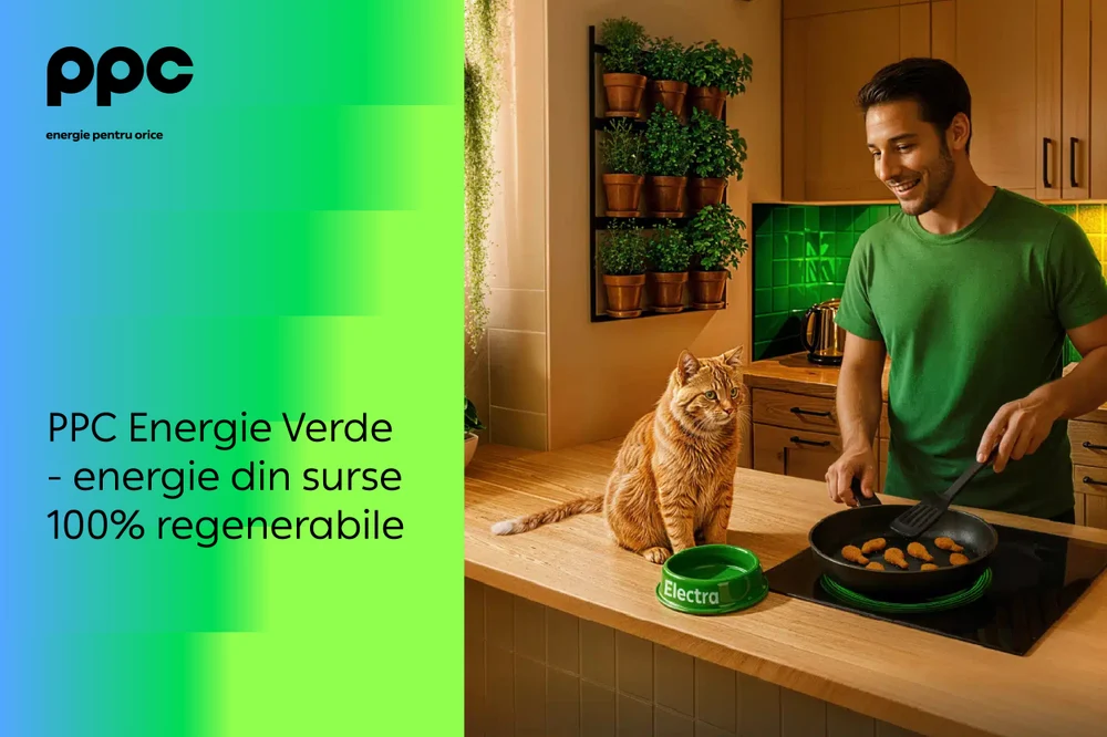 PPC Energie prelungește oferta cu preț redus PPC Energie Verde până la 30 septembrie (preț garantat timp de 1 an)