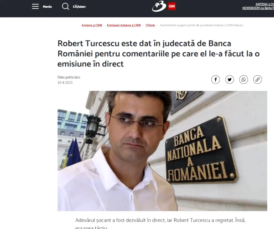 Imaginea lui Robert Turcescu, folosită de escroci pentru înșelăciunea cu criptomonede
