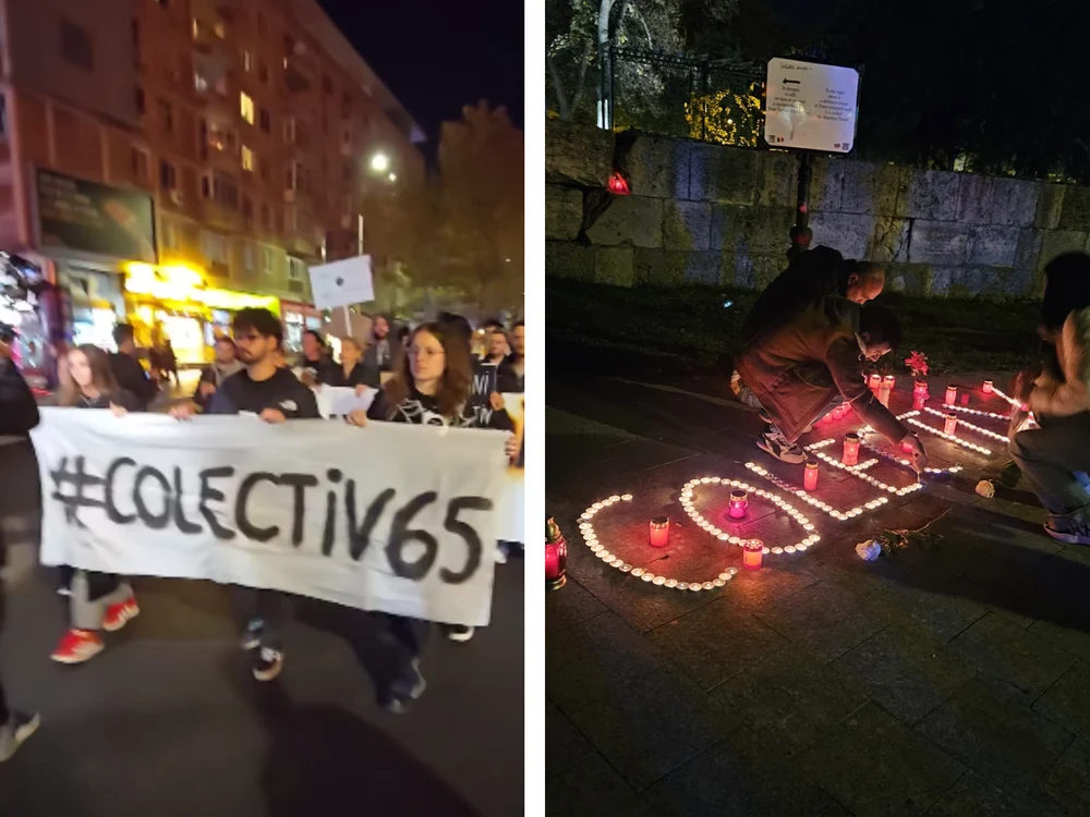 Oameni din mai multe orașe au ieșit în stradă la 10 ani de la Colectiv. La București au pornit în marş de la Piaţa Universităţii