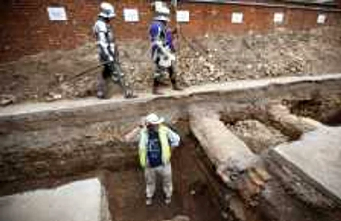 Situl arheologic din oraşul Leicester, unde au fost descoperite rămăşiţele regelui. FOTO Reuters