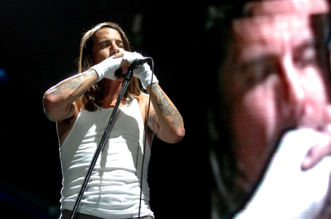 Anthony Kiedis, vocalistul trupei Red Hot Chilli Peppers  Foto Bryan Haraway / Getty Images North America / Getty Images via AFP