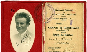Carnetul de veteran al lui Camil Petrescu (© Arhiva Muzeului Naţional al Literaturii Române)