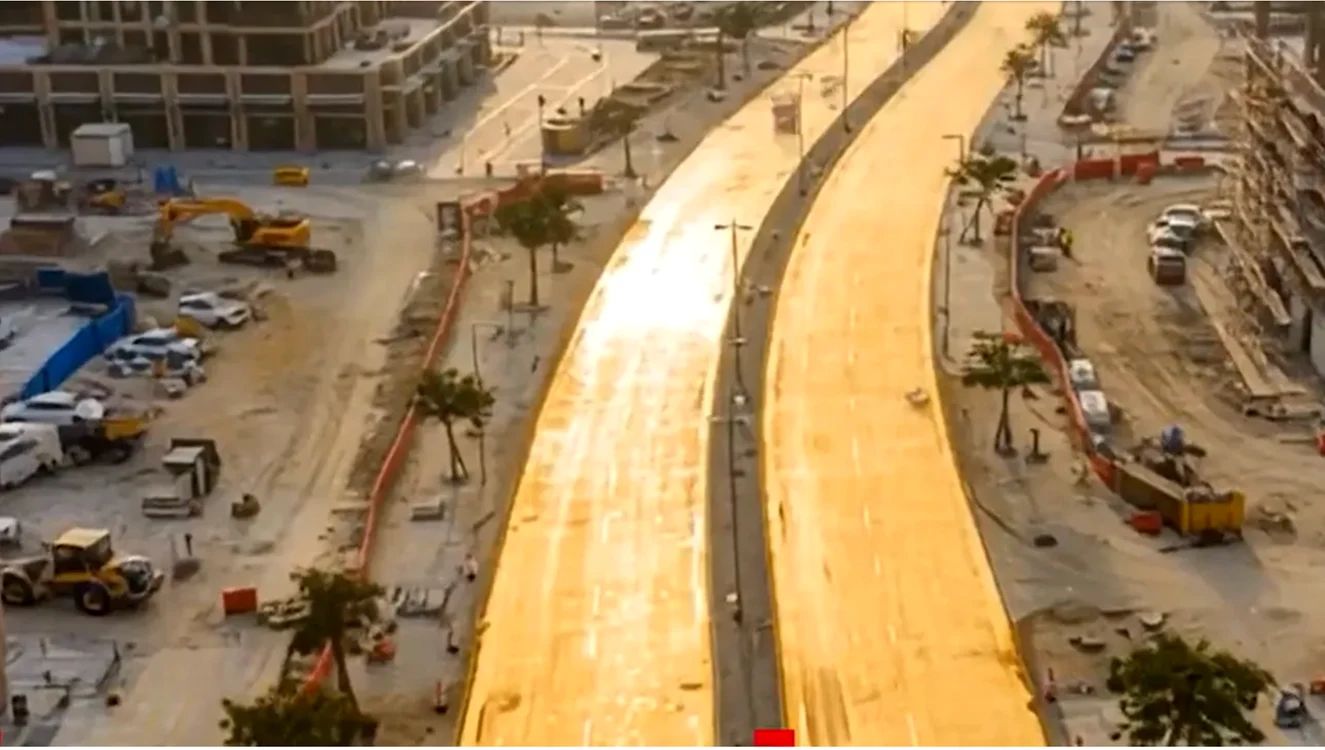 Prima autostradă pavată cu aur, în Dubai 