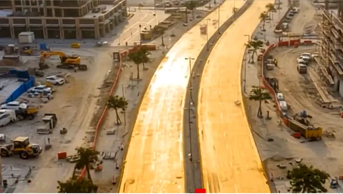 Prima autostradă pavată cu aur, în Dubai 