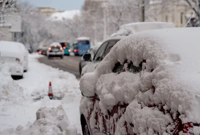 Zăpadă - frig - iarna în București FOTO Shutterstock 