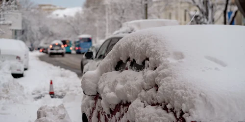 Zăpadă - frig - iarna în București FOTO Shutterstock 