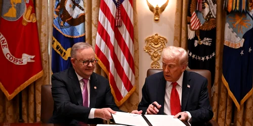 Donald Trump și premierul australian Anthony Albanese Casa Albă FOTO EPA EFE jpg