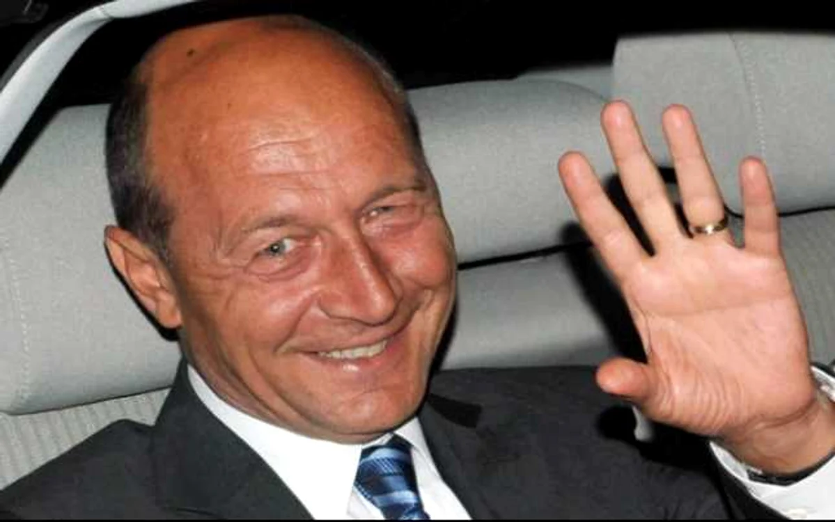 Preşedintele Traian Băsescu nu a ezitat să folosească umorul ca armă în lupta politică FOTO Arhiva Adevărul