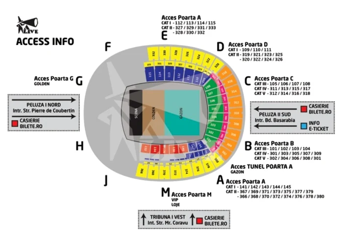 harta arena nationala concert kol foto alive