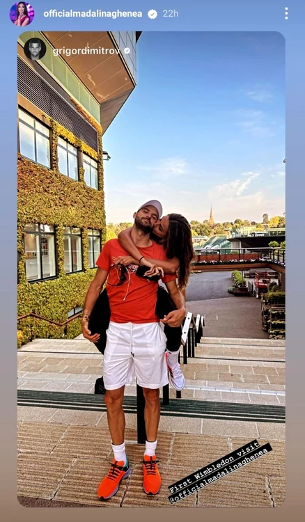 Wimbledon Dimitrov Madalina Instagram jpg