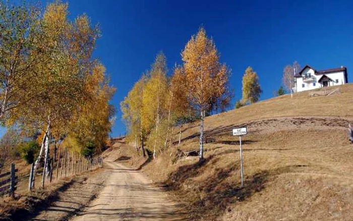 Drumul spre satul Măgura. Foto: Blogul de călătorii