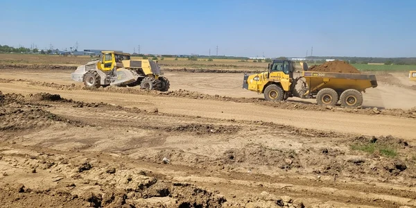 Lucrările la lotul 3 al A0 Nord jpg