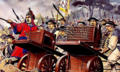 Hwacha și singijeon, strămoșul uitat al Katiușei jpeg