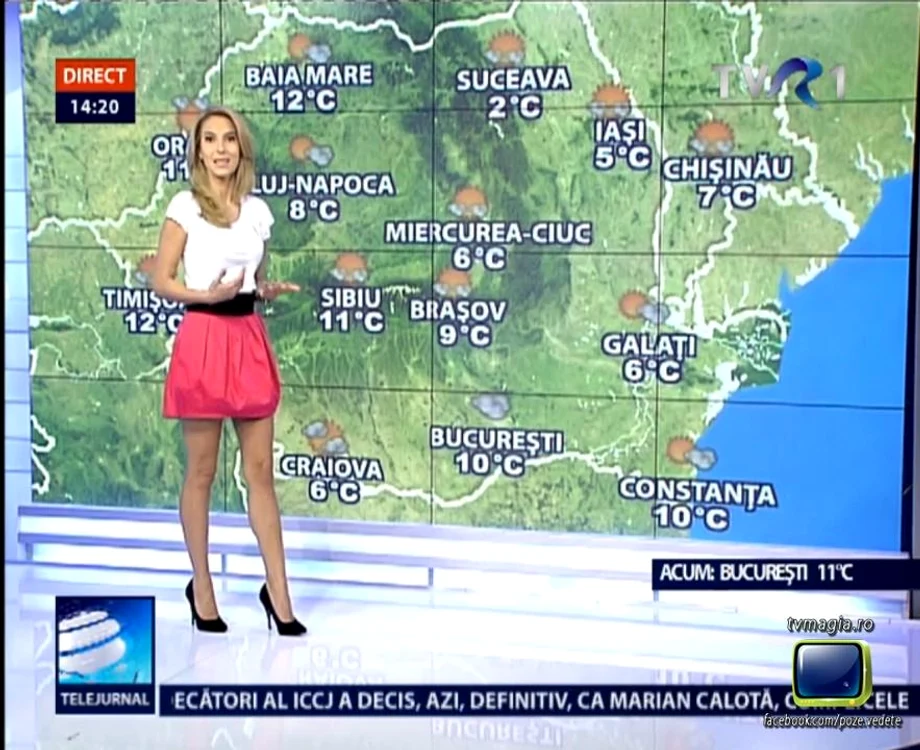 Cristina Soare are un nume predestinat pentru rubrica Meteo. Prezintă noutățile despre starea vremii în emisiunea „E vremea ta” de la TVR