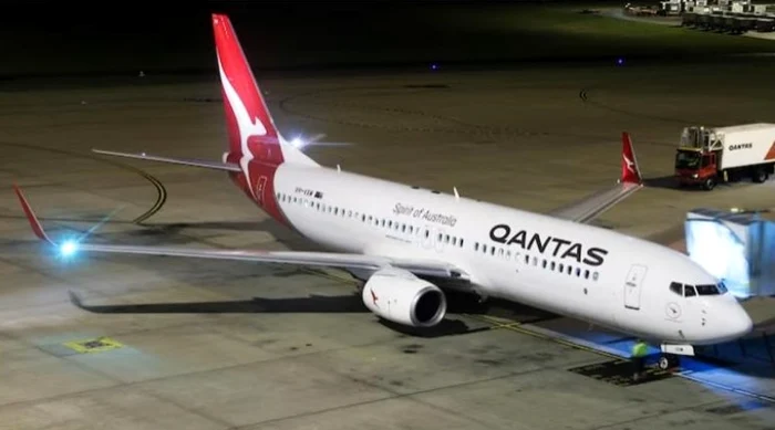 Un avion Boeing al companiei Qantas a aterizat de urgenţă. FOTO: australian.aviation