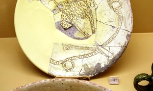 3335 Athens Stoà of Attalus Museum Byzantine plate Photo by Giovanni Dall'Orto, Nov 9 2009 jpg