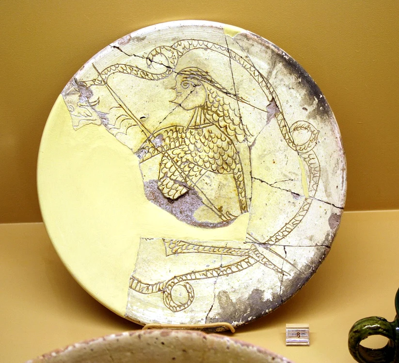 3335   Athens   Stoà of Attalus Museum   Byzantine plate   Photo by Giovanni Dall'Orto, Nov 9 2009 jpg