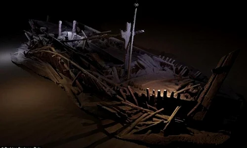 Descoperire extraordinară: flotă fantomă de pe fundul Mării Negre! 40 de corăbii vechi de sute de ani, în stare aproape intactă jpeg