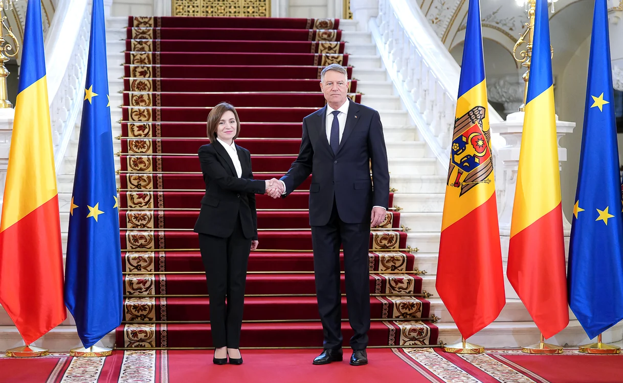 Maia Sandu și Klaus Iohannis la Bucuresti FOTO Presidency jpg