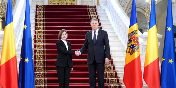 Maia Sandu și Klaus Iohannis la Bucuresti FOTO Presidency jpg