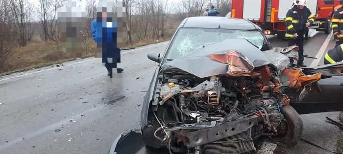 Accidentul a avut loc pe DN2 A FOTO ISU Ialomița