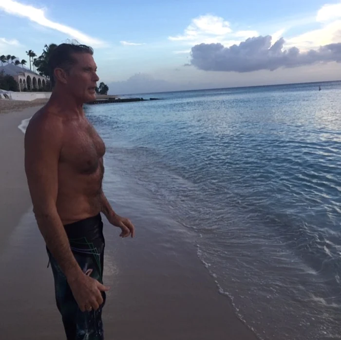 David Hasselhoff, în Insulele Barbados