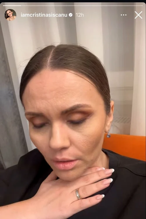 Cristina Șișcanu vorbește despre problemele de sănătate / foto: Instagram