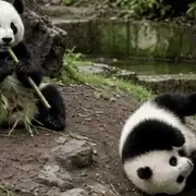ursi panda din china gif