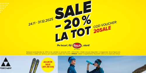 Reduceri de iarnă până la finalul anului la toate produsele Hervis Sport Colaj Hervis jpg