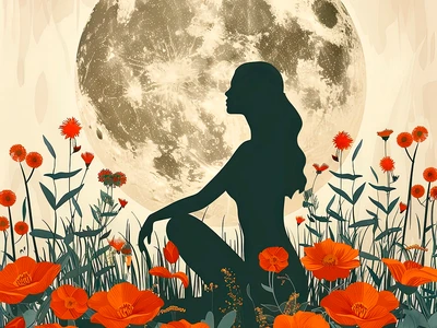 digital art style yoga illustration jpg