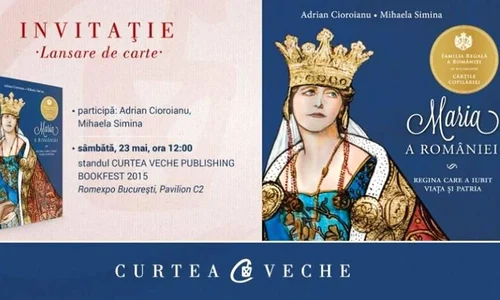 Carte regală pentru copii: lansarea volumului "Maria a României" de Adrian Cioroianu și Mihaela Simina jpeg