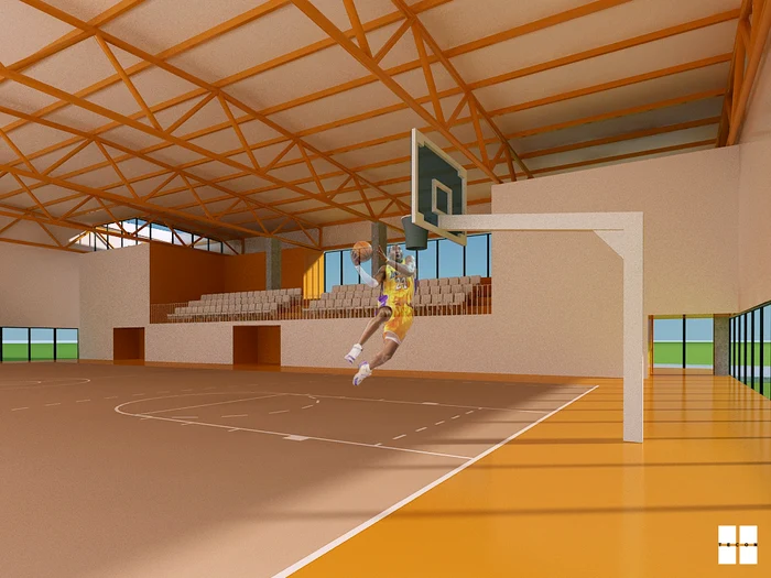 
    Construcţia va fi dispusă pe două niveluri  