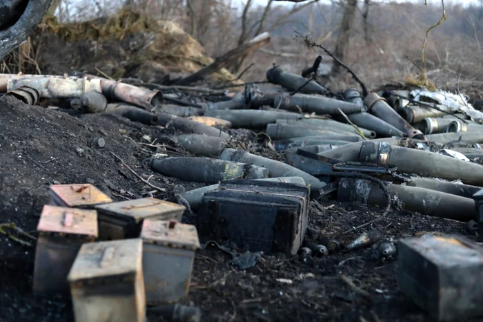 Forțele ucrainene au lăsat muniții în urmă după retragerea din Kursk FOTO PROFIMEDIA
