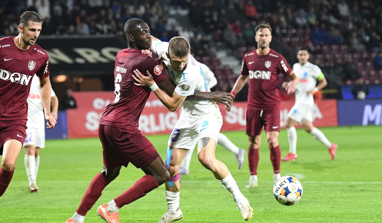 FCSB a plecat cu un punct de la CFR Cluj (FOTO: Sportpictures)