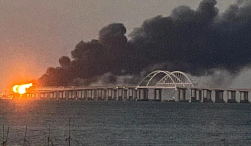 Explozia de pe Podul Crimeei.