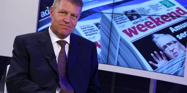 Klaus Iohannis la Adevarul Live FOTO Sever Gheorghe