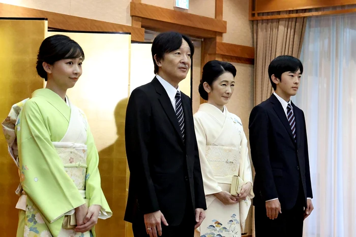 Prințul Akishino, Prințesa Kiko și Prințesa Kako la majoratul Prințul Hisahito al Japoniei   profimedia 1035699235 jpg