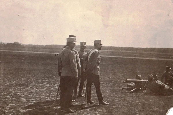 Regele Ferdinand I vizitează Batalionul 2 Vânători