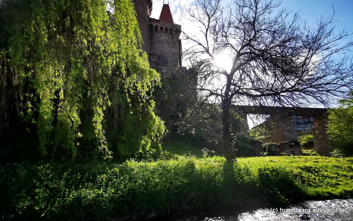 Lunca rîului Zlaști, la Castelul Corvinilor. Foto: Daniel Guță. ADEVĂRUL