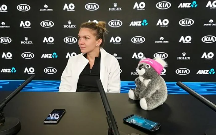 Simona Halep a declarat că meciul cu Lauren Davis a fost cel mai tensionat de până acumFoto: Iulian Anghel
