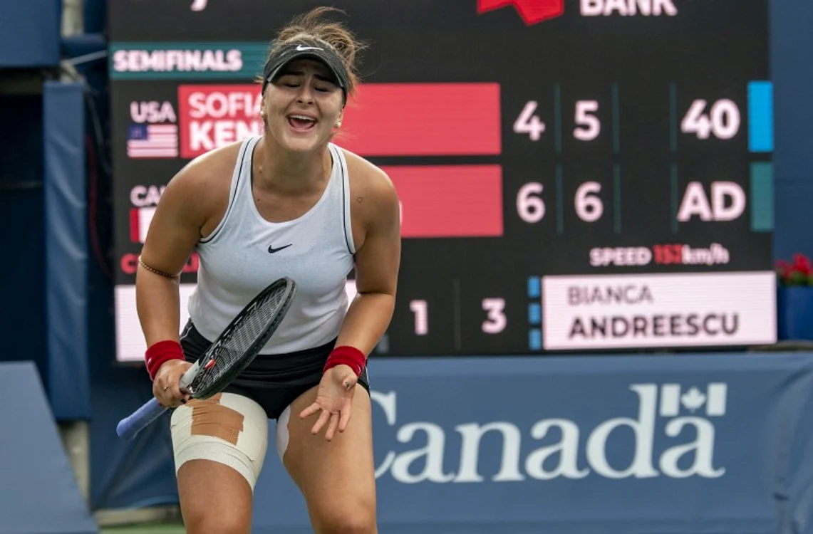 
    Bianca Andreescu se bucură de multă simpatie în Canada, țara în care s-a născutFoto: EPA-EFE  