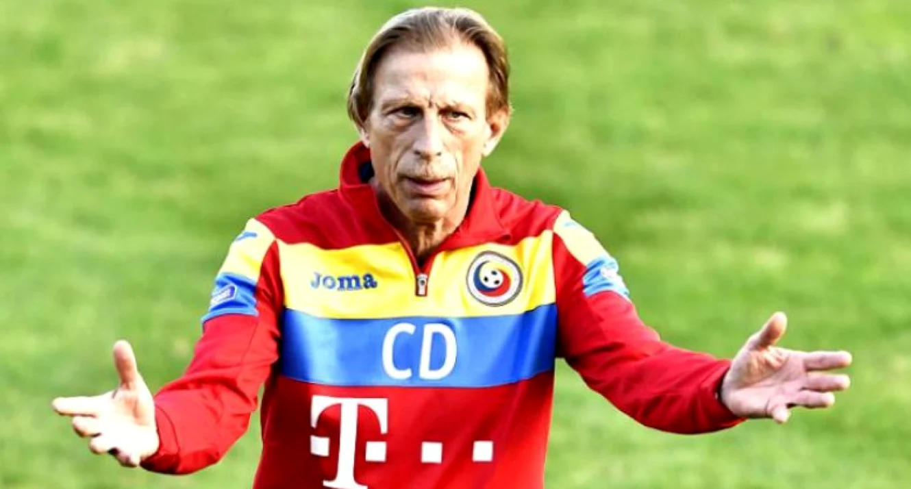 Christoph Daum a antrenat naționala în 10 partide. Foto frf.ro