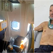 barbat aspirat prin geam ryanair jpg